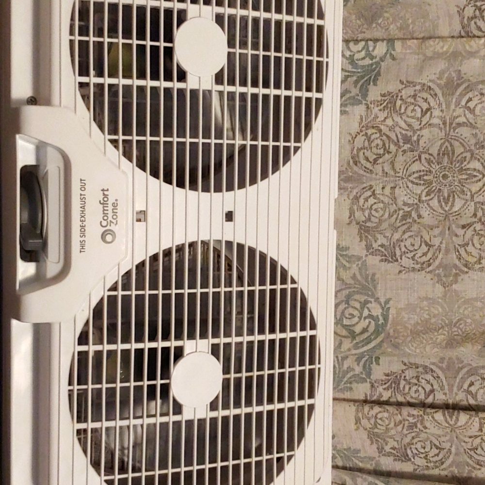 Dual fan indoor window fan- Comfort zone fan